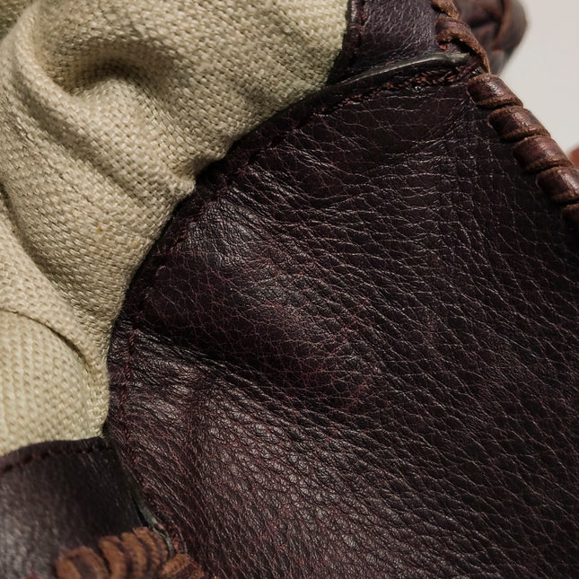 Gucci Jackie Soft Large Brown Leather Shoulder Bag With Strap