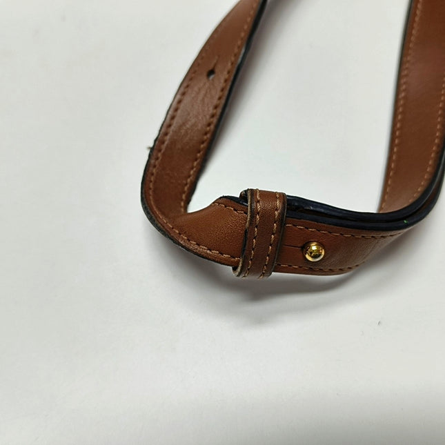 Loewe Puzzle Small Tricolor Tan Yellow Grey Braided Handle Crossbody Bag