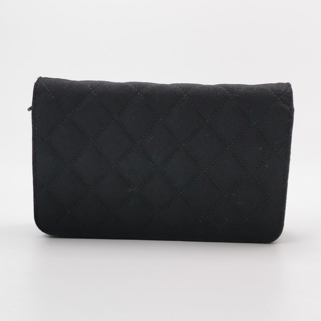 Chanel Wallet on Chain Métiers d'Art Paris-Hamburg 2018 Black Wool Nautical Charms