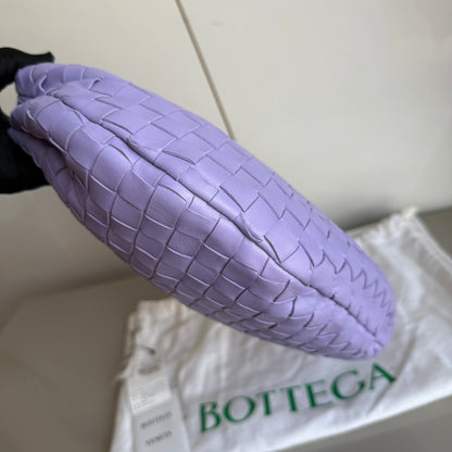 Bottega Veneta Teen Jodie Small Lambskin Leather Lightening Lilac Purple 36cm