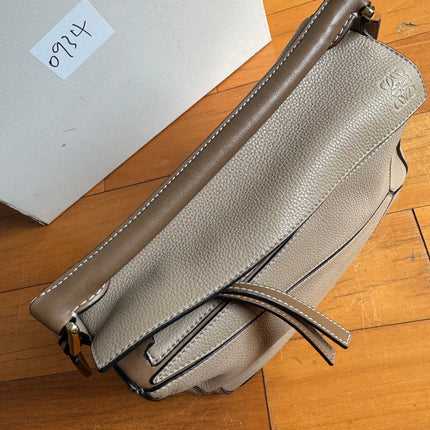 Loewe Puzzle Small Sand Beige Brown Strap Crossbody Bag