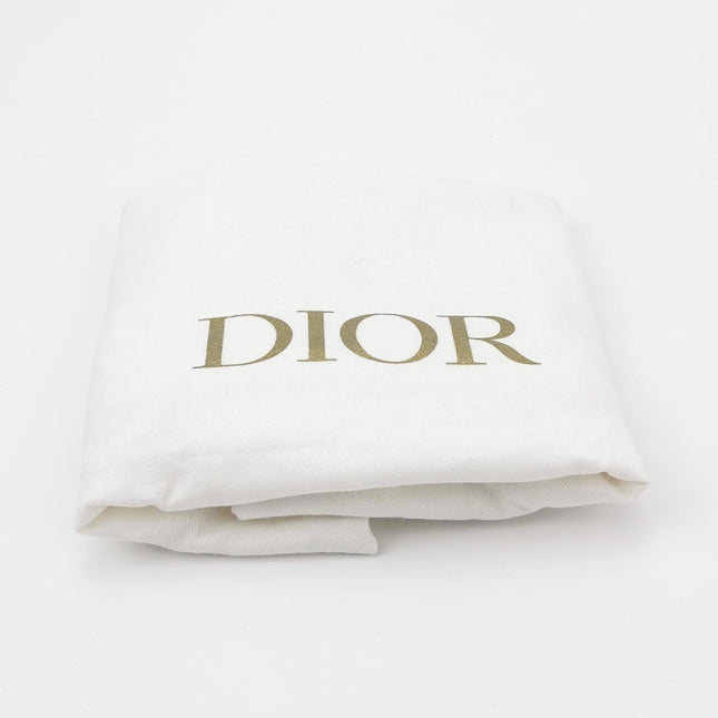 Dior Saddle Medium 2021 White Grained Leather Handbag