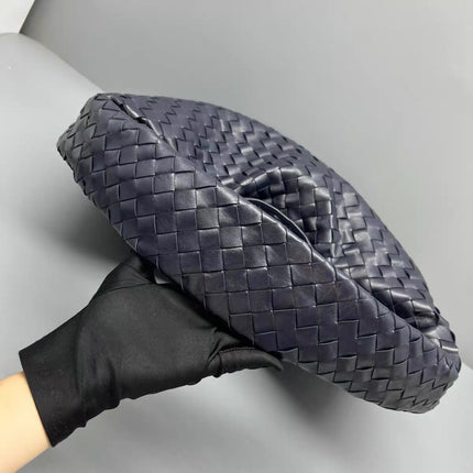 Bottega Veneta Hop Large Leather Navy Hobo Bag 55cm