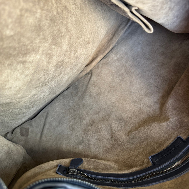 Bottega Veneta Veneta Hobo Midnight Navy Leather Bag Maxi 50cm