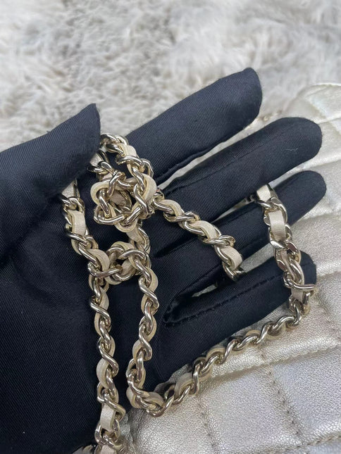 Sold Chanel Wallet on Chain WOC Gold Lambskin Leather
