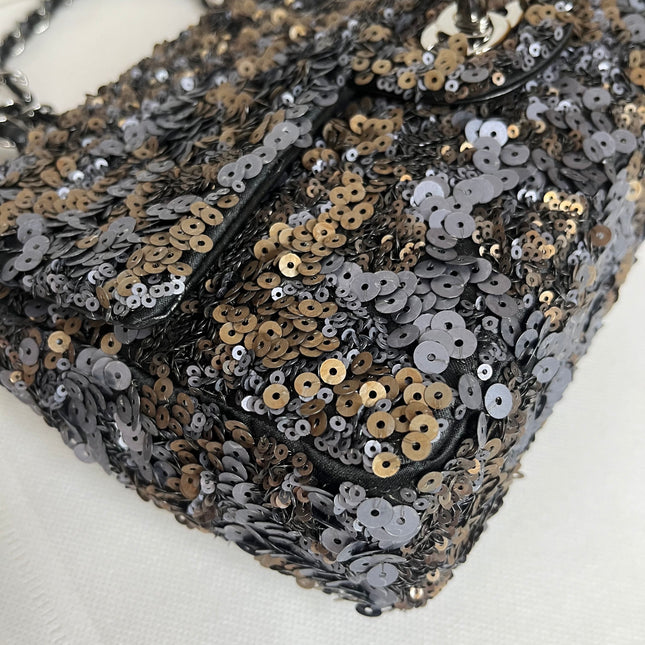 Chanel Paillette Flap Bag Rectangular Mini Multicolor Glitter Sequins