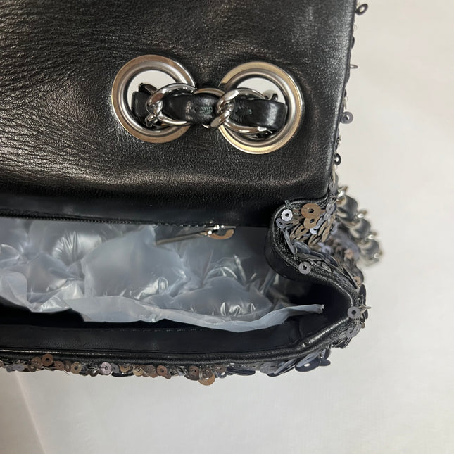 Chanel Paillette Flap Bag Rectangular Mini Multicolor Glitter Sequins