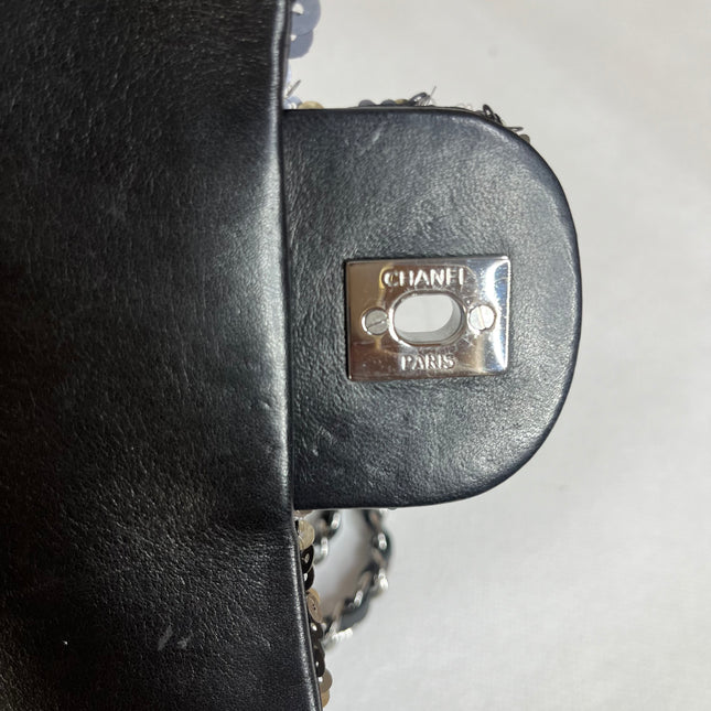 Chanel Paillette Flap Bag Rectangular Mini Multicolor Glitter Sequins