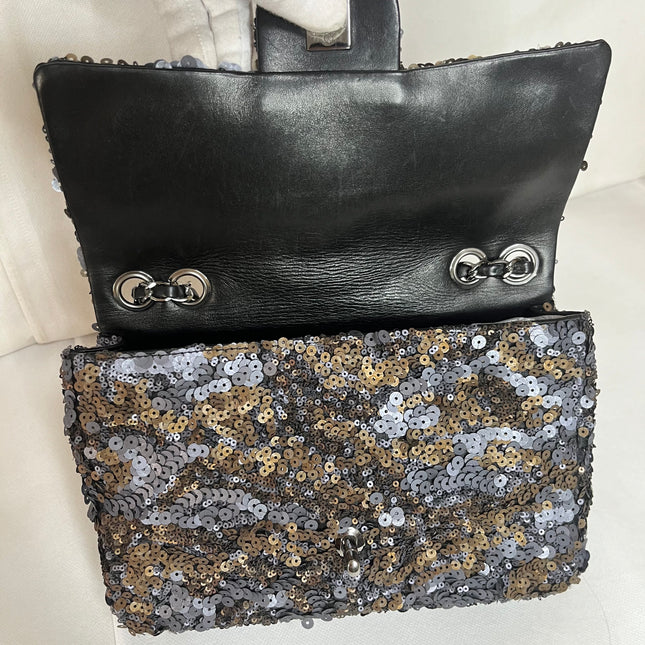 Chanel Paillette Flap Bag Rectangular Mini Multicolor Glitter Sequins