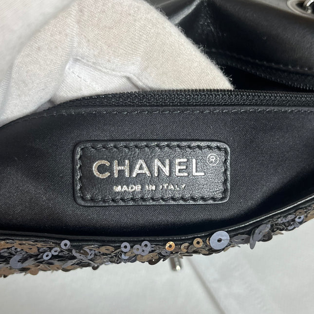 Chanel Paillette Flap Bag Rectangular Mini Multicolor Glitter Sequins