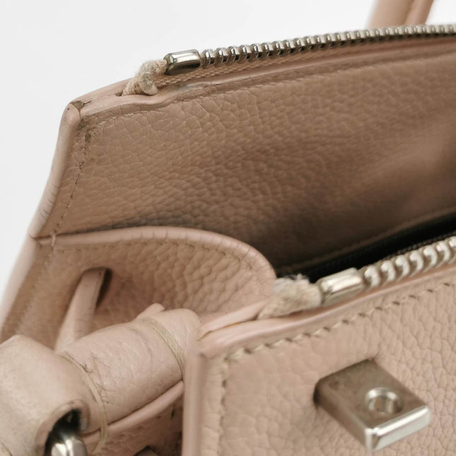 Saint Laurent Sac De Jour Baby Beige Leather Handbag