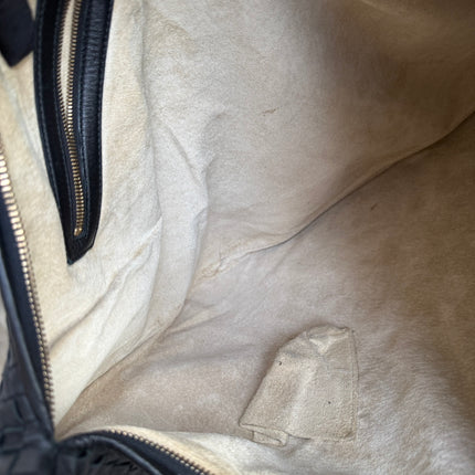 Bottega Veneta Veneta Hobo Maxi Black Leather 52cm