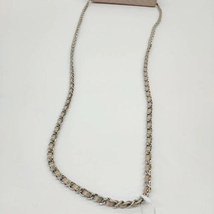 Sold Chanel WOC Wallet on Chain Chevron Champagne Iridescent Leather Bag