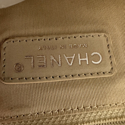 Chanel Lambskin Jumbo Canebiers Net Knots Flap White, 2011