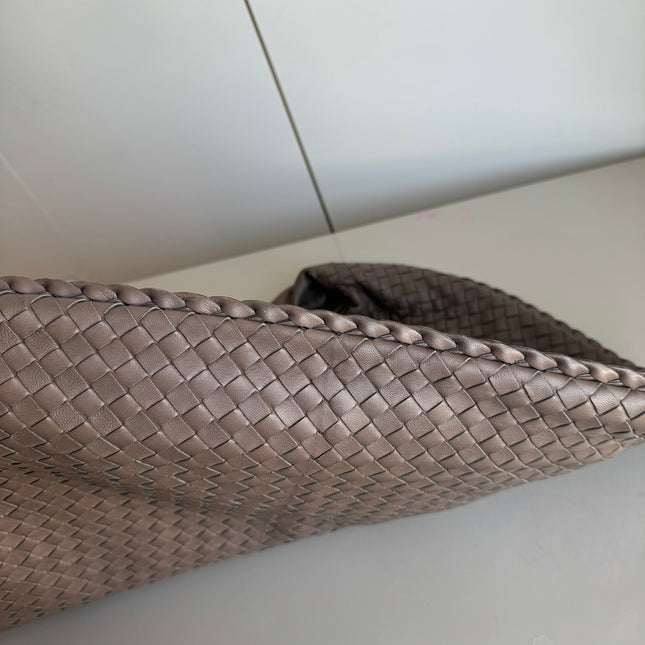 Sold Bottega Veneta Hobo Bag Large Grey leather 52cm