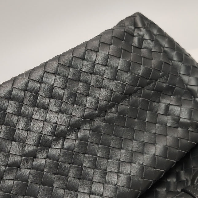 Bottega Veneta Garda Black Intrecciato Nappa Leather Large 33cm