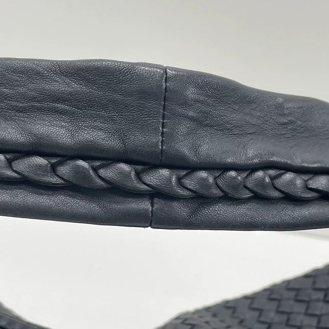 Bottega Veneta Veneta Sac Hobo Maxi en Cuir Noir 52-54cm