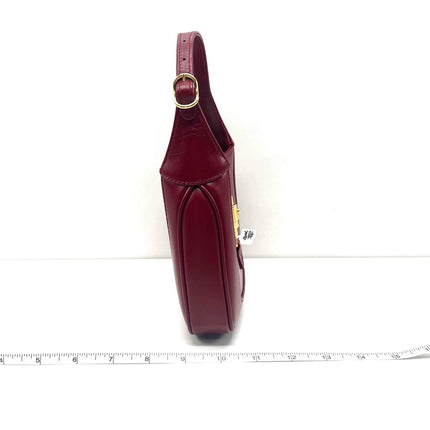Gucci Jackie 1961 Mini Red Burgundy Leather Bag