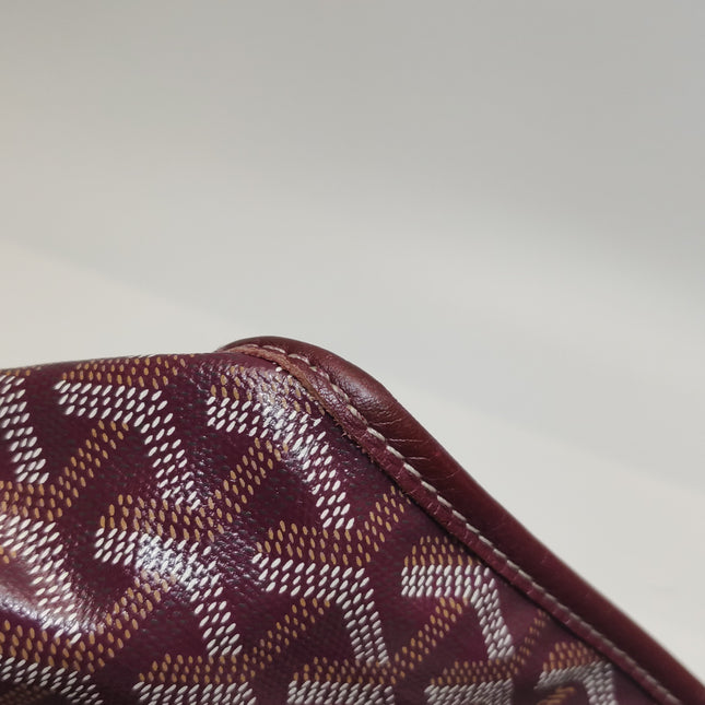 Goyard Anjou PM Medium Tote Burgundy Reversible Leather Lining