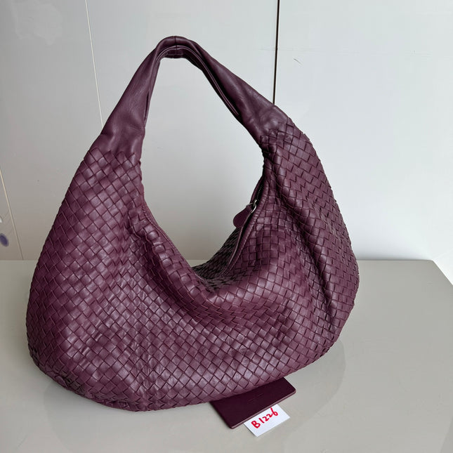 Bottega Veneta Belly Hobo Intrecciato Burgundy Large 50cm-Luxbags