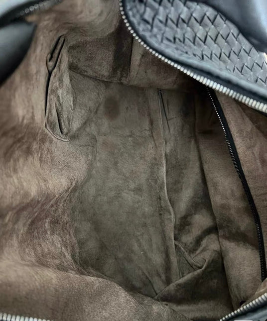 Bottega Veneta Veneta Sac Hobo Maxi en Cuir Noir 52-54cm