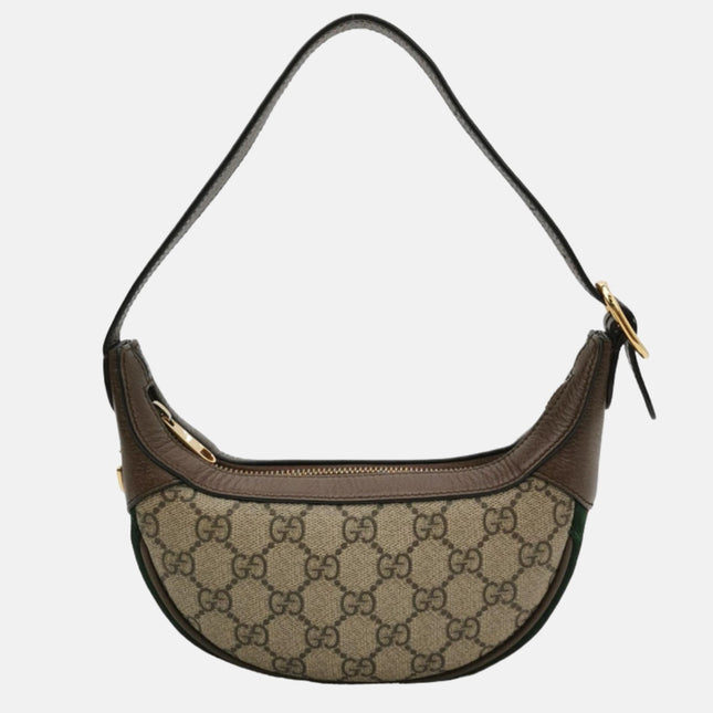 Gucci Ophidia GG Mini Beige/Ebony Monogram Shoulder Bag-Luxbags