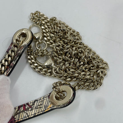 Lady Dior Mini Embroidered Phoenix Cloth Multicolor Handbag