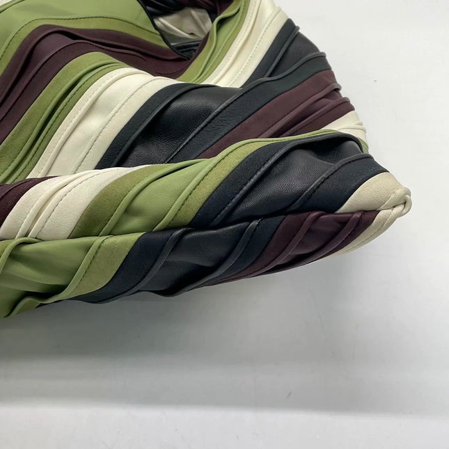 Bottega Veneta Hop Large Stripe Leather Hobo Bag 54cm