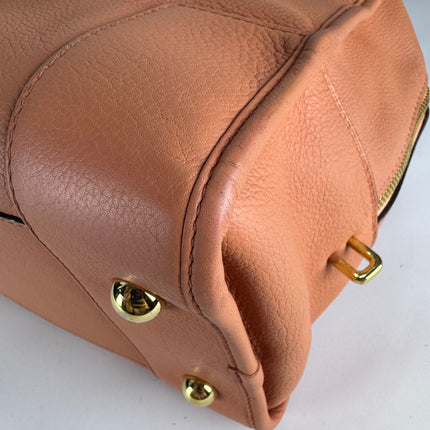 Loewe Amazona Medium 36 Light Coral Leather With Strap Goat Animal Lock