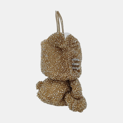 Anteprima Hello Kitty Gold Crystal 3D Wire Handbag