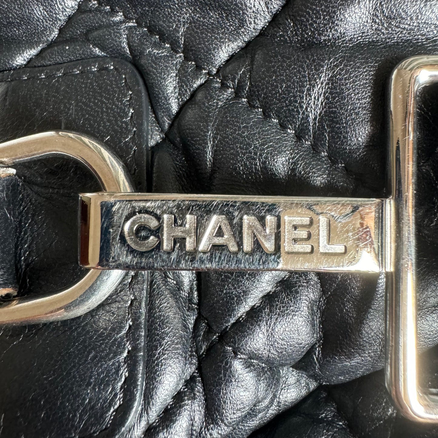 Chanel Coco Cocoon Flap Backpack Lambskin Leather Diamond Quilted Black, 2009-2010