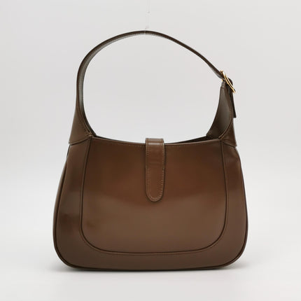 Gucci Jackie 1961 Small Brown Smooth Leather Bag