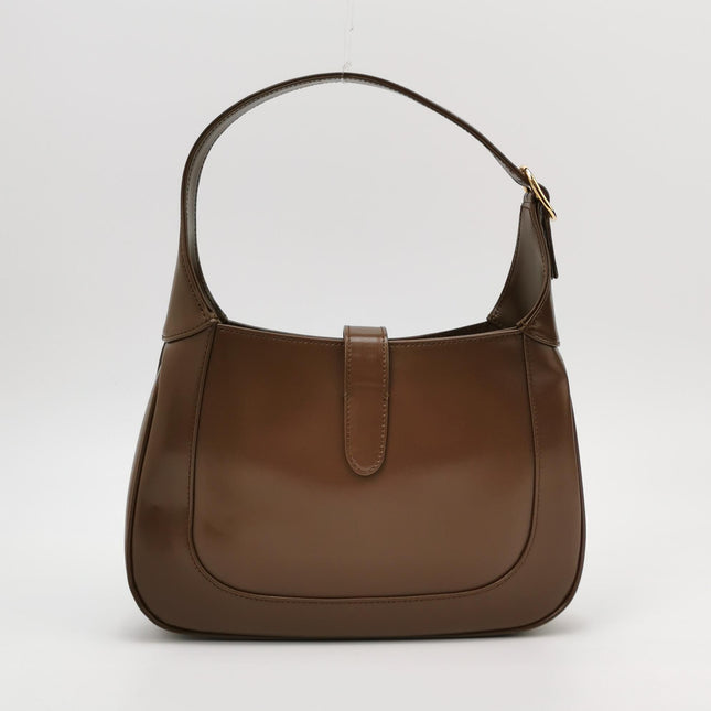 Gucci Jackie 1961 Small Brown Smooth Leather Bag
