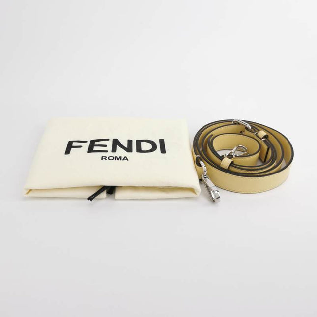 Sold Fendi Baguette Mini Box Yellow/Clear Acrylic Plexiglass and Leather Crossbody Bag