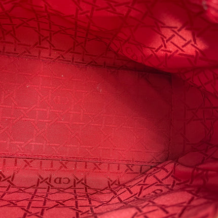 Lady Dior Vintage Medium Black Suede Leather Gold Hardware 1997