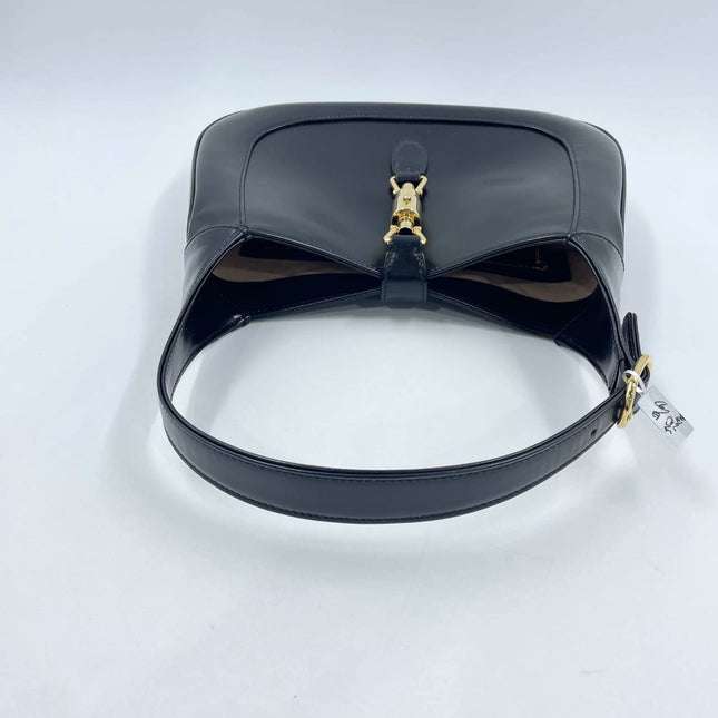 Gucci Jackie 1961 Black Leather Bag Small No Strap