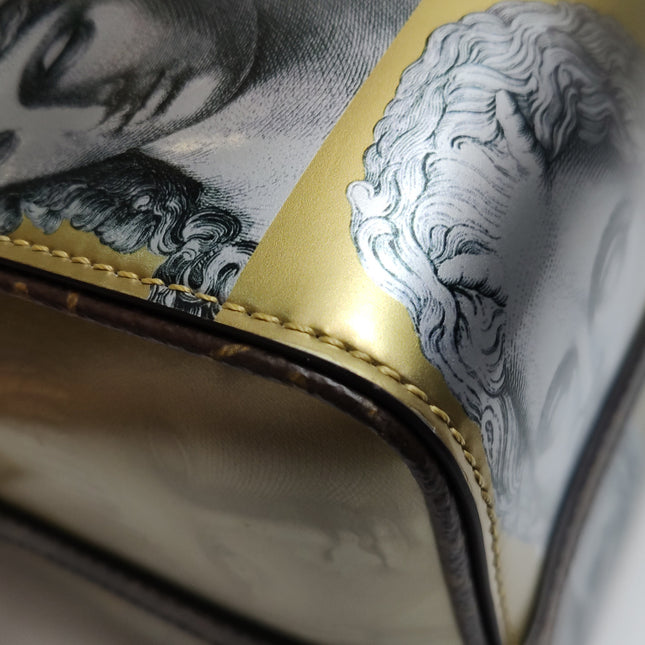 Louis Vuitton Speedy 25 Bandouliere Fornasetti Museum Gold