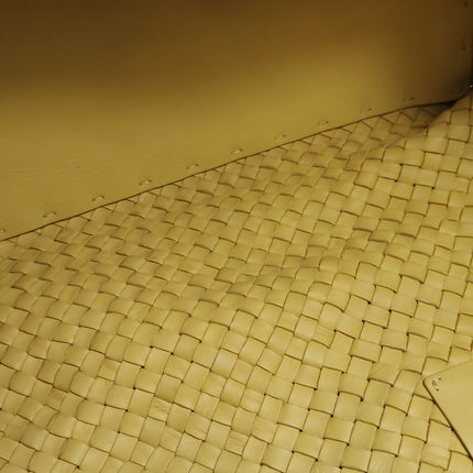 Bottega Veneta Cabat Limited Poussin Paillettes Tote Yellow