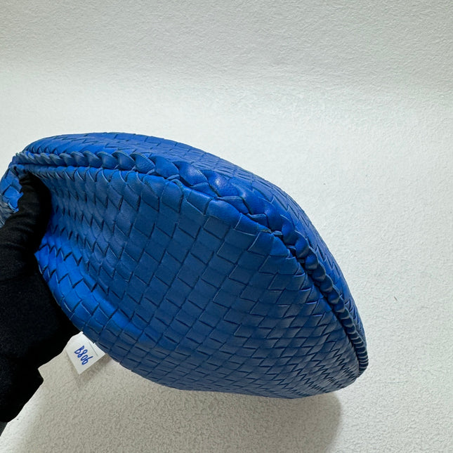 Bottega Veneta Veneta Hobo Medium Royal Blue Intrecciato Leather Bag 40cm