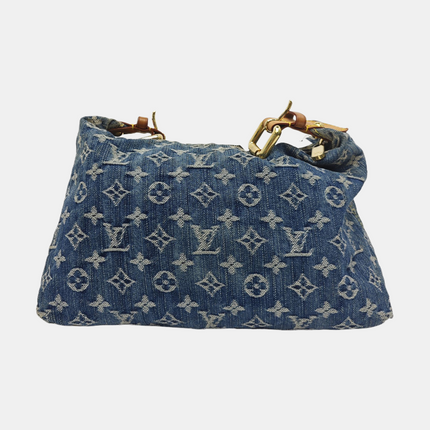 Louis Vuitton Monogram Blue Denim Baggy PM Shoulder Bag