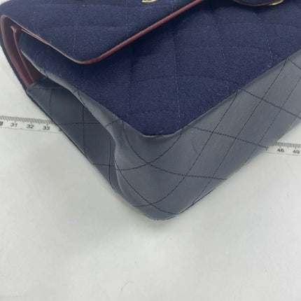 Chanel Medium Classic Double Flap Bag Métiers d'Art Paris-Hamburg 2018 Wool Nautical Charms