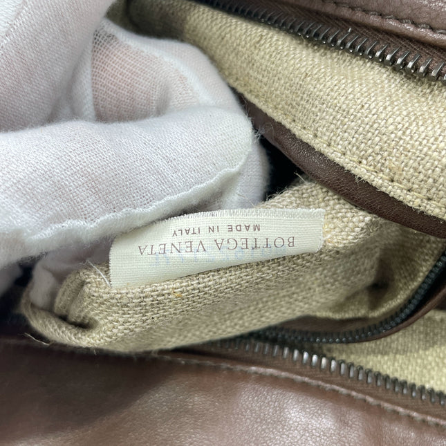 Bottega Veneta Maxi Convertible Tote Dark Chocolate Brown Smooth Leather 55cm