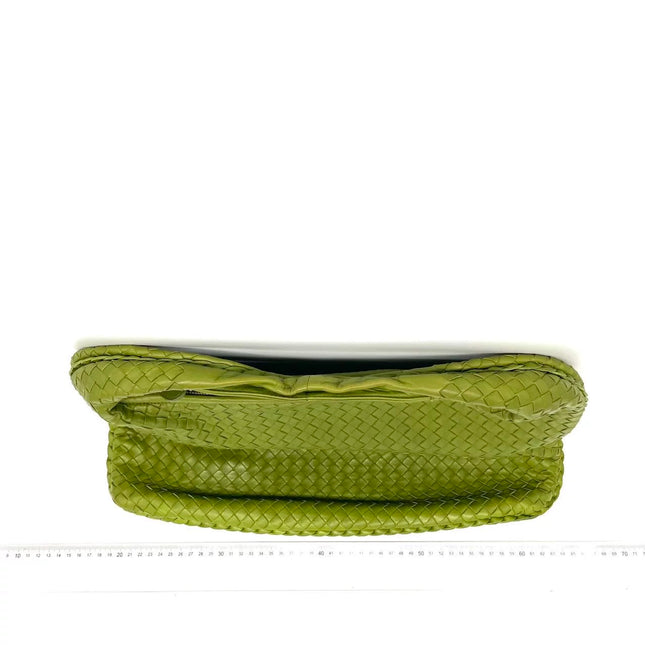 Bottega Veneta Veneta Hobo Avocado Green 45cm Lambskin Leather