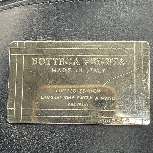 Bottega Veneta Cabat Large Intreccio Leather Tote Bag Black 40cm