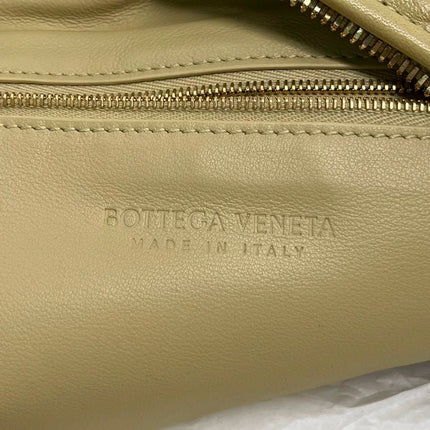 Bottega Veneta Jodie Maxi Lambskin Leather Beige Oats 70cm