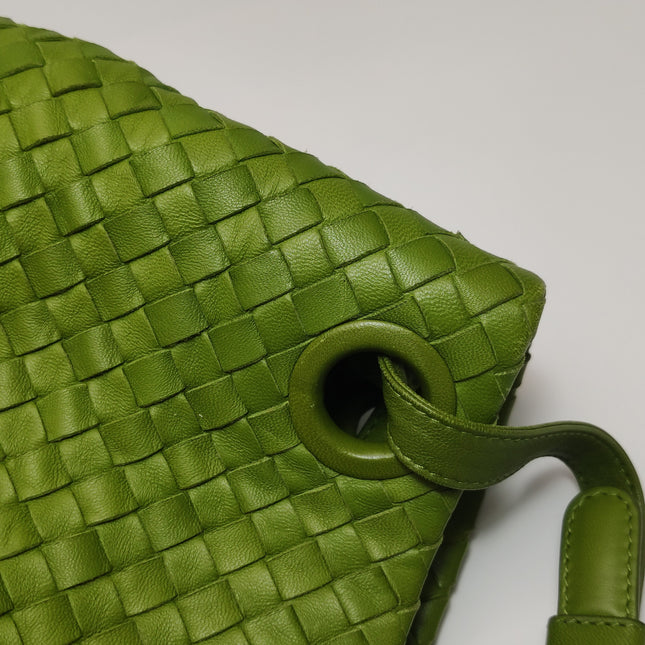 Bottega Veneta Garda Avocado Green Intrecciato Nappa Leather Large 33cm