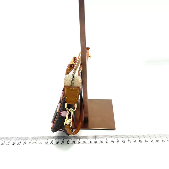 Louis Vuitton x Takashi Murakami Cherry Blossom Pochette Accessoire Brown Monogram