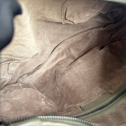 Bottega Veneta Belly Hobo Intrecciato Grey Leather Medium 40cm