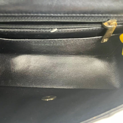 Chanel Classic Flap Mini 2016 Black Lambskin Leather Gold Hardware