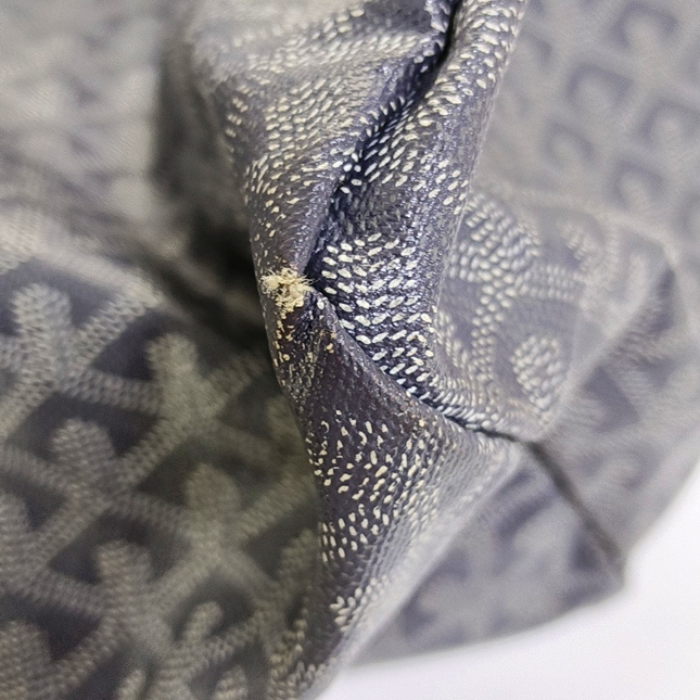 Goyard Saint Louis Tote GM Large Grey Goyardine Canvas